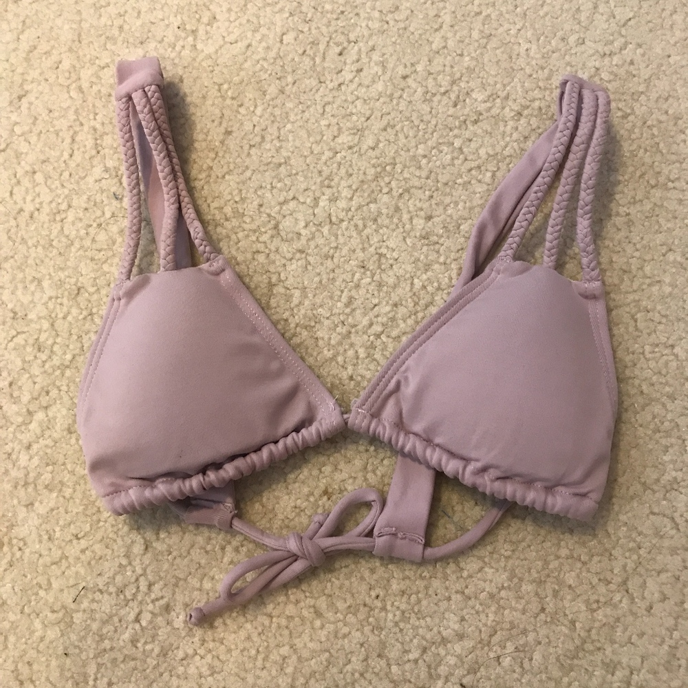 San Lorenzo 3 braided strap lavender purple top